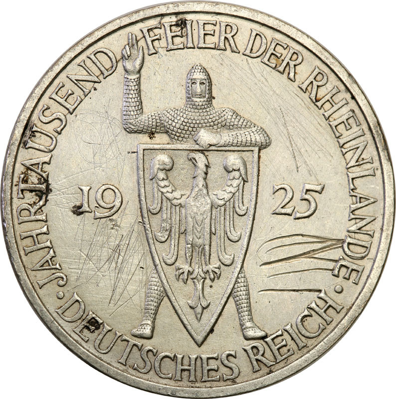 Niemcy, Weimar. 5 marek 1925 A, Berlin - Rheinlande